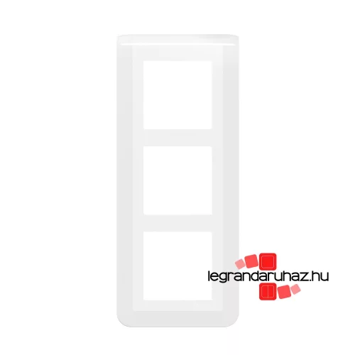 Legrand Program Mosaic keret régi 57 mm-es soroláshoz, 3x2 modulos, függőleges, fehér , Legrand 078856L