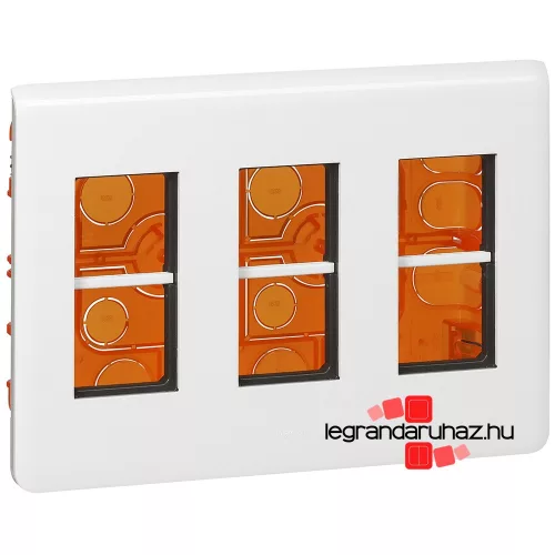 Legrand Program Mosaic süllyesztett doboz, 3x4 modulos, fehér , Legrand 078873L