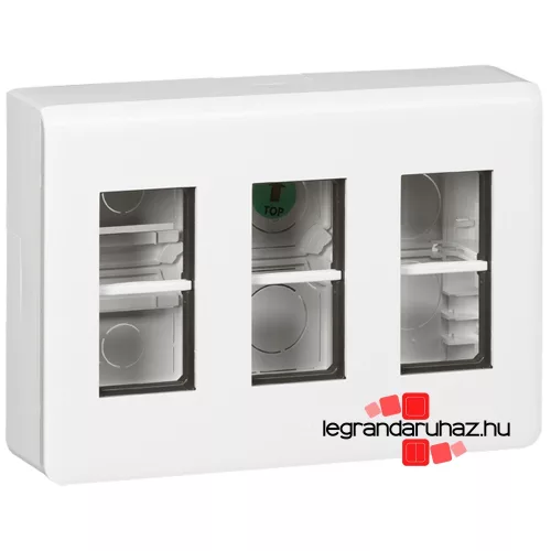 Legrand Program Mosaic keret 3x4 modulos, fehér , Legrand 078887L