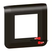   Legrand Program Mosaic 2 modulos keret, antracit , Legrand 079042L