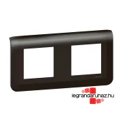   Legrand Program Mosaic keret 2x2 modulos, antracit , Legrand 079044L