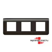   Legrand Program Mosaic keret 3x2 modulos, vízszintes, antracit , Legrand 079046L