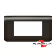   Legrand Program Mosaic keret 1x4 modulos, vízszintes, antracit , Legrand 079054L