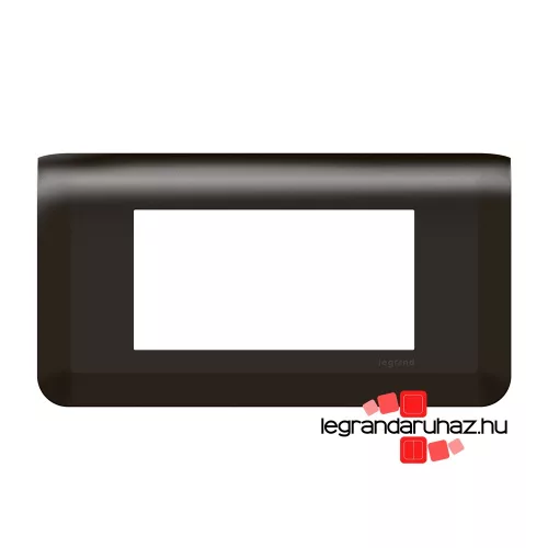 Legrand Program Mosaic keret 1x4 modulos, vízszintes, antracit , Legrand 079054L
