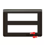   Legrand Program Mosaic 2x8 modulos keret, antracit , Legrand 079077L