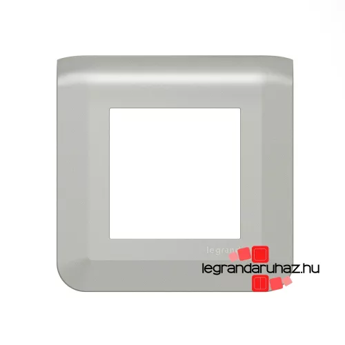 Legrand Program Mosaic keret 1x2 modulos, alumínium , Legrand 079302L