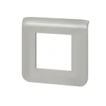 Legrand Program Mosaic keret 1x2 modulos, alumínium , Legrand 079302L