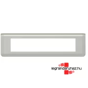   Legrand Program Mosaic keret 1x10 modulos, alumínium , Legrand 079310L