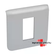   Legrand Program Mosaic keret 1x1 modulos, 80x80 mm, alumínium , Legrand 079311L