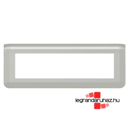 Legrand Program Mosaic keret 1x8 modulos, vízszintes, Alumínium , Legrand 079318L