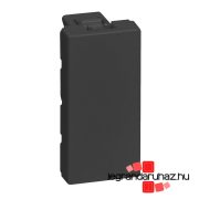 Legrand Program Mosaic vakfedél 1m, fekete, Legrand 079370L