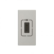   Legrand Program Mosaic USB-C - 230 V - 5 V, 1 modulos, alumínium, Legrand 079389