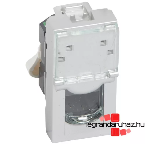 Legrand Program Mosaic LCS2 RJ45 aljzat Cat.5e UTP, 1 mod, alumínium, Legrand 079451