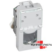   Legrand Program Mosaic LCS2 RJ45 aljzat Cat.5e FTP, 1 mod, alumínium, Legrand 079452