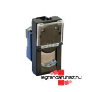   Legrand Program Mosaic LCS2 RJ45 aljzat Cat 6 UTP, 1 modul, fekete, Legrand 079461L