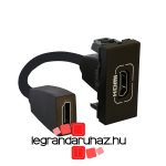 Legrand Program Mosaic HDMI 1.4, 1m matt fekete 079478L,  Legrand 079478L