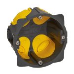 Legrand Batibox süllyesztődoboz egyes doboz, gumis 40mm mély, Legrand 080021L