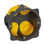   Legrand Batibox süllyesztődoboz egyes doboz, gumis 40mm mély, Legrand 080021L