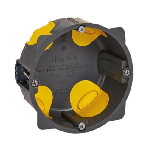 Legrand Batibox Energy egyes süllyesztődoboz, gumis, 50 mm, Legrand 080031L
