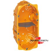   Legrand Batibox süllyesztődoboz gipszkartonfalba kettes doboz, 50mm mély, Legrand 080052