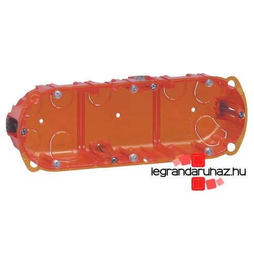 Legrand Batibox süllyesztődoboz univerzális, hármas doboz, 40mm mély, Legrand 080103