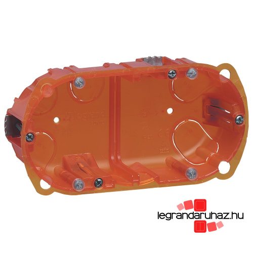 Legrand Batibox süllyesztődoboz univerzális, kettes doboz, 50mm mély, Legrand 080122