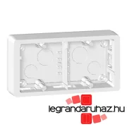 Legrand Céliane 2-es kiemelőkeret, titán, Legrand 080245