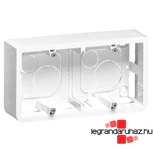 Legrand Program Mosaic falon kívülidoboz 2x2m, vízszintes, Legrand 080285