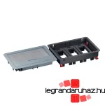 Legrand padlódoboz betonpadlóhoz, műanyag, 12 modul, vízszintes, Legrand 080709