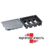 Legrand padlódoboz betonpadlóhoz, műanyag, 18 modul, vízszintes, Legrand 080710