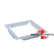   Legrand Szerelő lemez betonpadlóba univerzális betondobozhoz, standard és perem nélküli 16/24 modulos padlódobozhoz, Legrand 088083