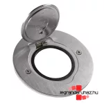 Legrand kerek padlódoboz rozsdamentes acél, Legrand 089701