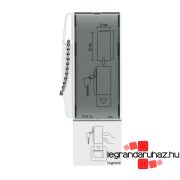   Legrand Program Mosaic kulcs- és címketartós hotelkártya, Legrand 089806