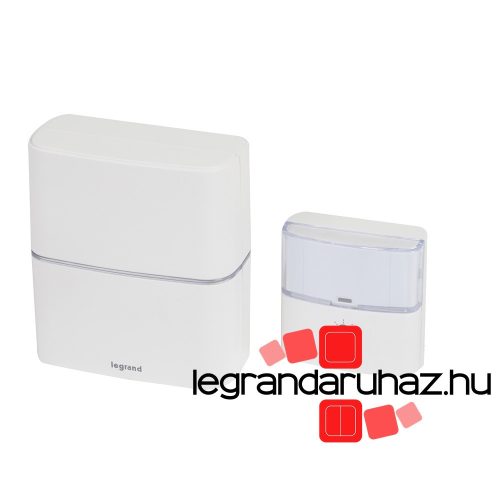 Legrand Vezeték nélküli csengő PRÉMIUM szett fehér elemes, Legrand 094270