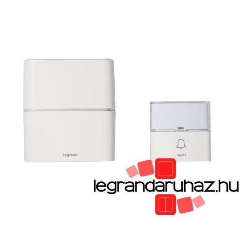 Legrand Vezeték nélküli csengő PRÉMIUM szett fehér elemes, Legrand 094270