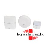 Legrand Vezeték nélküli csengő PRÉMIUM twin szett fehér elemes, Legrand 094272