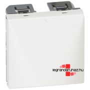  Legrand Program Mosaic kábelkivezető, 2 modulos, 20A, fehér , Legrand 277550L