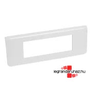   Legrand Program Mosaic keret 1x6 modulos, vízszintes, fehér , Legrand 277816L