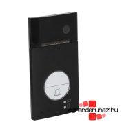   Legrand Bticino 2 vezetékes (SCS buszos) kaputelefon kiegészítő videó kaputábla: Linea 3000, 1 v. 2 lakásos, beépített proximity olvasóval, fekete, Legrand 343093