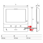 Legrand Classe100 V16B - video beltéri egység Basic, Legrand 344652