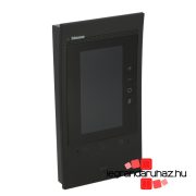   Legrand Bticino 2 vezetékes (SCS buszos) kaputelefon kiegészítő: videó beltéri egység, Classe 300EOS, fekete, Legrand 344884
