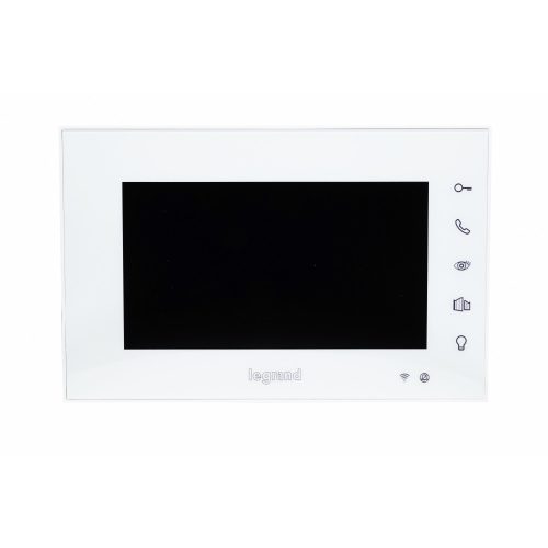 Legrand 2 vezetékes EASYKIT Wi-Fi videó kaputelefon szett: egylakásos, bővíthető, színes videó (7''), adapterrel, fehér, Legrand 360910
