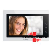   Legrand 2 vezetékes EASYKIT Essential kaputelefon kiegészítő: videó beltéri egység: 7''-os, színes kijelző, adapterrel, fehér, Legrand 363220