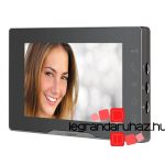 Legrand 2 vezetékes EASYKIT Plus kaputelefon kiegészítő: videó beltéri egység: 7''-os, színes kijelző, adapterrel, tükörhatású, Legrand 364220