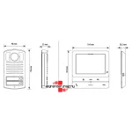 Legrand CLASSE100 V16B  videó kaputelefon szett, Legrand 364613