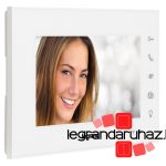 Legrand 2 vezetékes EASYKIT Wi-Fi kaputelefon kiegészítő: videó beltéri egység: 7''-os, színes kijelző, tápegység nélkül, fehér, Legrand 365225