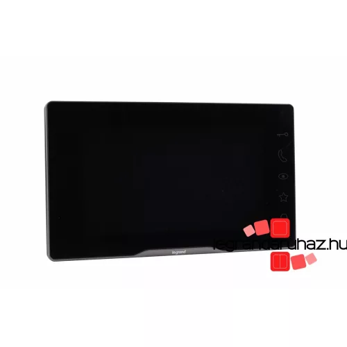 Legrand 2 vezetékes EASYKIT Plus videó kaputelefon szett: színes videó (7''), bővíthető 1 lakásos, adapterrel, tükörhatású, Legrand 368910