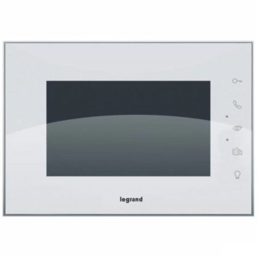 Legrand kiegészítő 2 vezetékes 7"-os FEHÉR beltéri egység, Legrand 369235