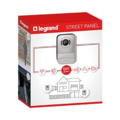   Legrand 2 vezetékes kültéri egység, videó, színes, 1 v. 2 nyomógomb, Legrand 369339