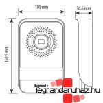 Legrand 2 vezetékes kültéri egység, videó, színes, 1 v. 2 nyomógomb, Legrand 369339